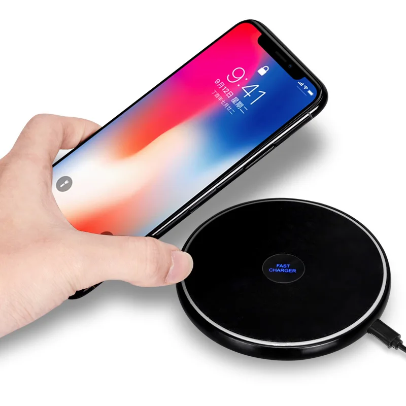 Fast Wireless Charger Station Pad QI Quick 2.0 Charging For iPhone 8 Plus X Samsung Galaxy Note S8 S9 | Электроника