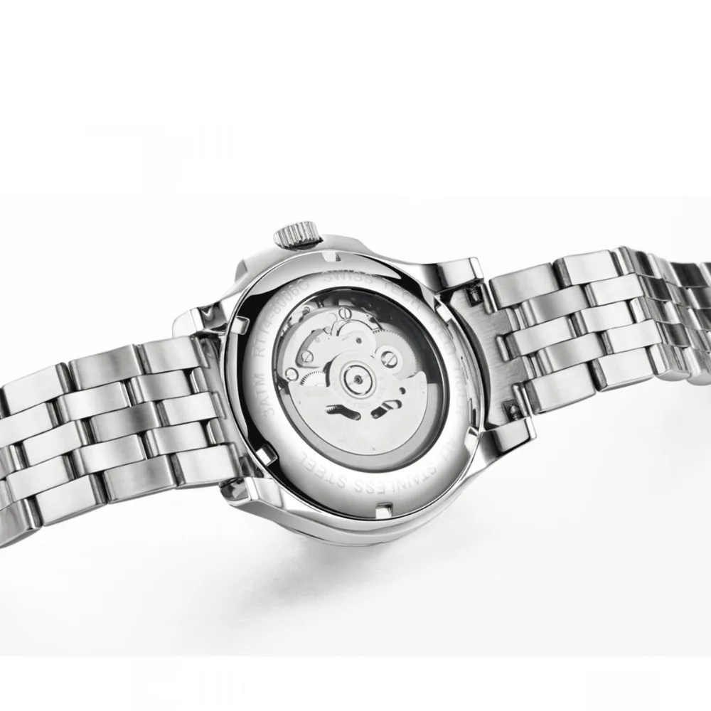 Часы мужские с автоматической датой полностью стальные RGA819|watch automatic|watch businesswatch new