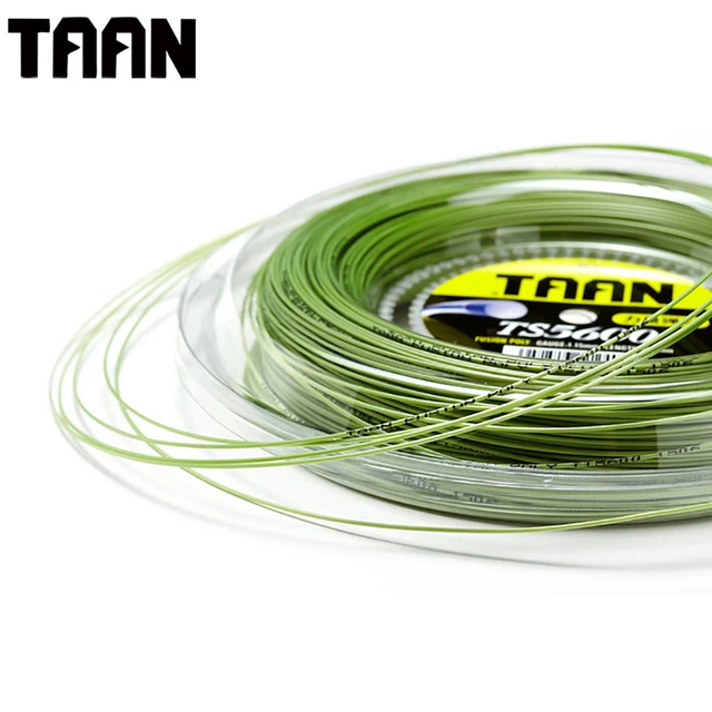 Free shipping TAAN 1.15mm Tennis String Polyester TS5600 String Round  Durable Tennis Training String 200m