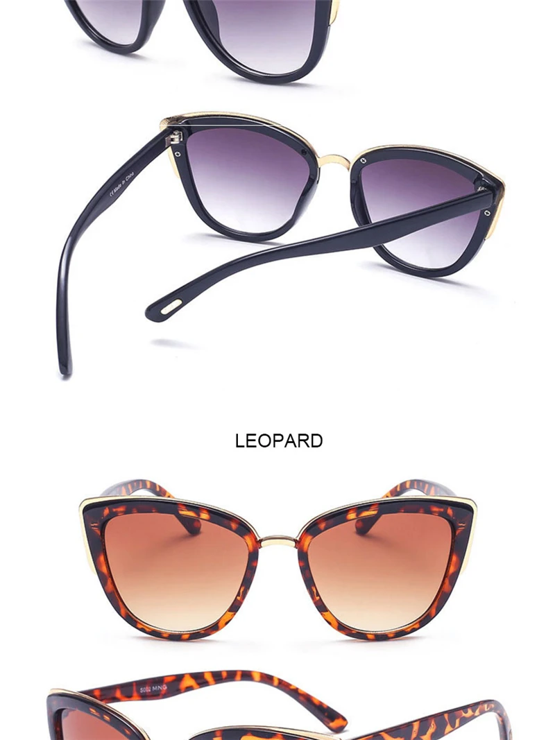 Simprect солнцезащитные очки "кошачий глаз" женские солнцезащитные очкив ретро стиле градиентные солнцезащитные очки Роскошные Брендовая дизайнерская обувь модных Lunette De Soleil Femme UV400