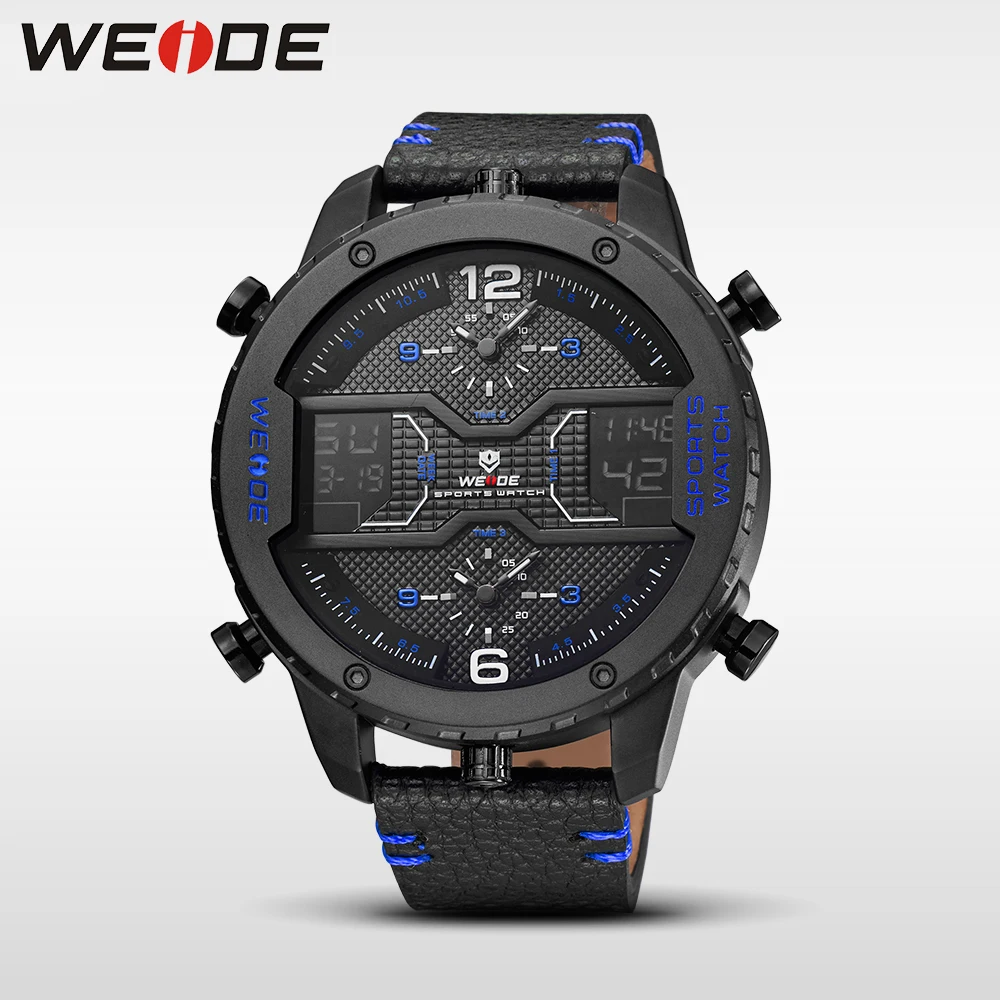 WEIDE оригинальные Роскошные брендовые большие кварцевые часы с циферблатом