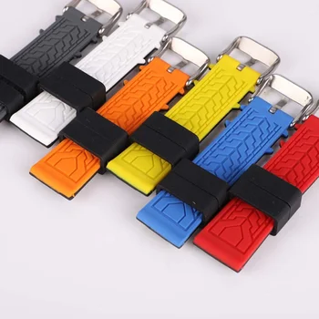 

22mm watch band Rubber Sport Watchbands 20mm watch strap men's watch strapon watch strap clock watchbands female belt bracelet