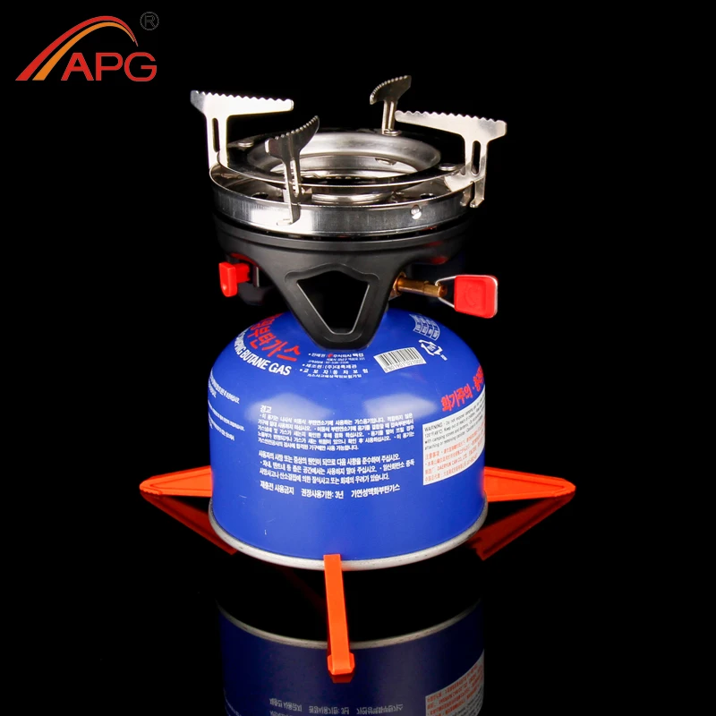 APG Outdoor Cooking Bowl Pot Combination System Camping Cookware Backpacking Travel Set Gas Stove Camping Equipment Oven