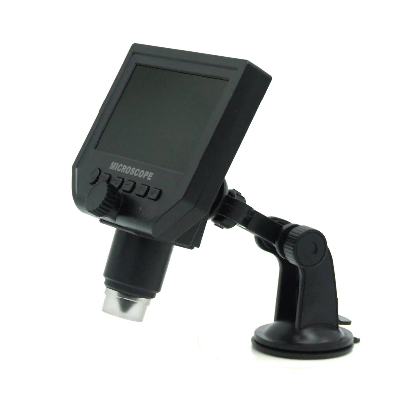 

Jiguoor Portable 600X 4.3" LCD Digital Microscope 8 LED Electronic Video Camera Recorder Microscopes with HD 3.6 Mega Pixel