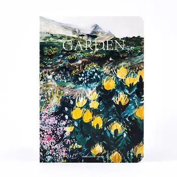

Painting Fashion Garden Theme Floral Notebook 18.3*13cm 80 Sheets Blank Page Sketchbook Diary Students Gift Free Shipping