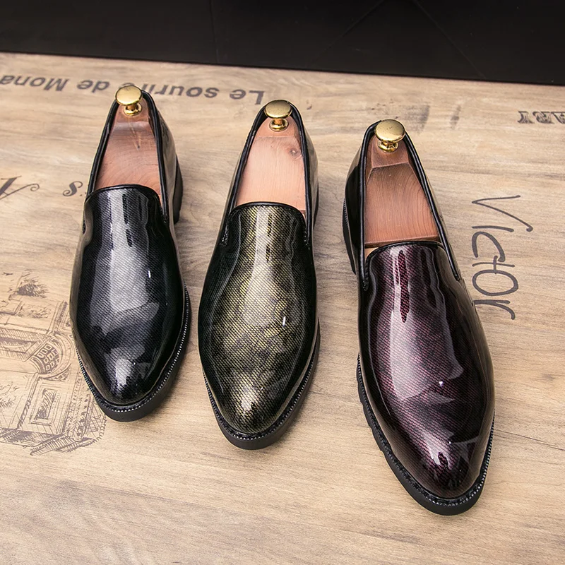 men's cool italian glossy patent leather oxford shoe luxury brand 2017 male unique fashion pointed toe slip on footwear for men (23)