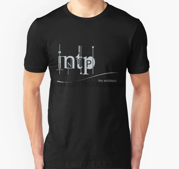 Мужская футболка с коротким рукавом inpp The Myers Briggs Architect T Shirt Женская одним вырезом |