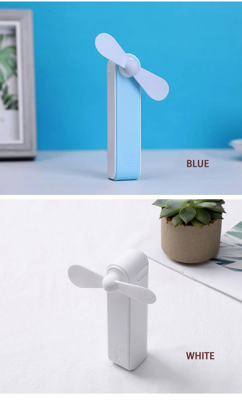 Mini charging treasure fan USB small electric fan student dormitory portable multifunctional pocket fan