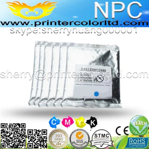 Пакет разработчик порошок пополнения для Konica Minolta Bizhub C451/C550/C650/C650P/для NEC IT45C4/для