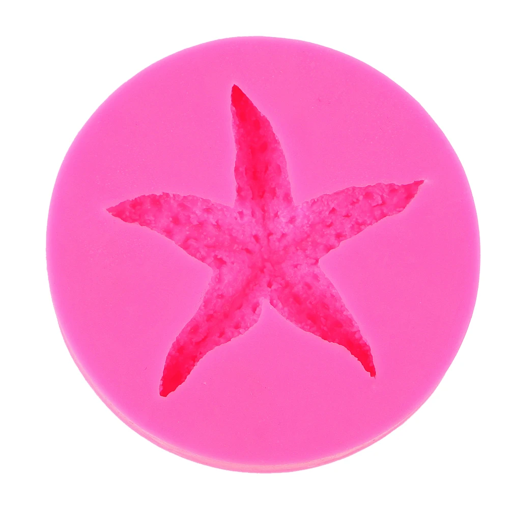 

3D Starfish Chocolate Cake Decorating Fondant Silicone Mold Chocolate Soap Moulds