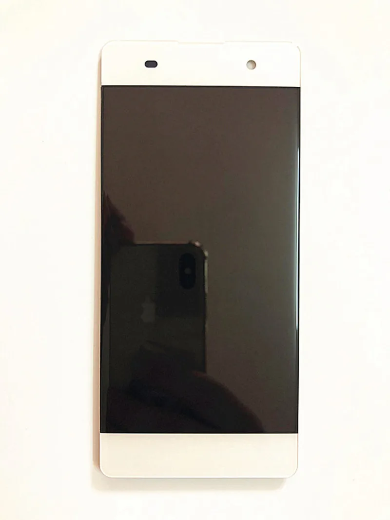 Протестировано " для Sony Xperia XA F3111 F3112 F3116 ЖК сенсорный экран дигитайзер сборка запасные части XA дисплей - Цвет: White NO Frame