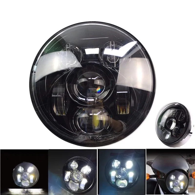 NEW 40W 5.75 HLo Headlight Motorcycle LED Light fits Harley Davidson