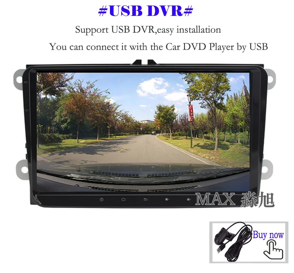 Perfect MAX GPS Navigation System Android 8.1 Car DVD Player for TIGUAN EOS POLO PASSAT CC GOLF 5 6 Radio RDS DAB+ BT 4G WIFI map 1080P 12