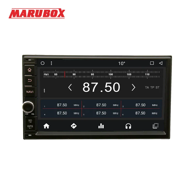 Cheap MARUBOX 706MT8 Universal Double 2 Din multimedia player Octa Core Android 8.1 2GB RAM, 32GB,GPS,Radio,Bluetooth,NO DVD 3