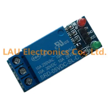 

50pcs/lot 1 Channel 5V Relay Module Low level for SCM Household Appliance Control FREE SHIPPING