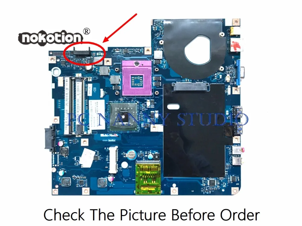 

PCNANNY for Acer Emachines E525 5732z 5332 Laptop Motherboard KAWF0 LA-4851P MBN5402001 MB.N5402.001 DDR2 tested