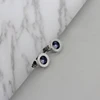 Luxury Cufflinks For Mens Women Blue Zircon Taper Cuff Links Crystal Fashion Brand Cuff Button High Quality Wedding Cuff Links ► Photo 2/6