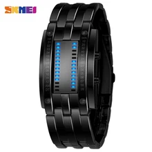 SKMEI – montre numérique étanche pour hommes, Design créatif, affichage de la Date et de l'heure, montres de Sport