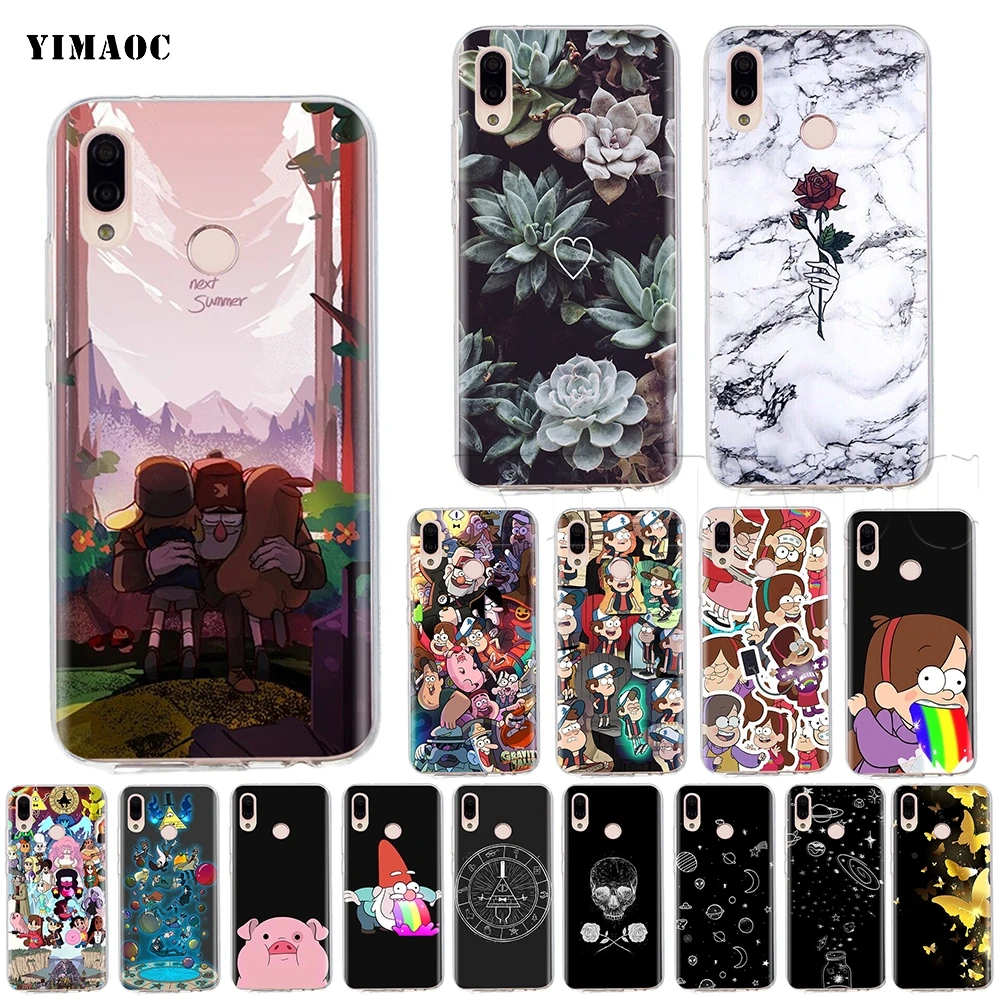 

YIMAOC Gravity Falls Mabel Dipper Case for Huawei P8 P9 P10 P20 P30 P Smart Lite Pro Mate 10 Y6 Prime 2018