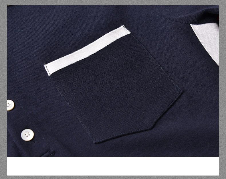 Модная брендовая мужская Повседневная тонкая хлопковая рубашка поло с коротким рукавом Поло контрастных цветов