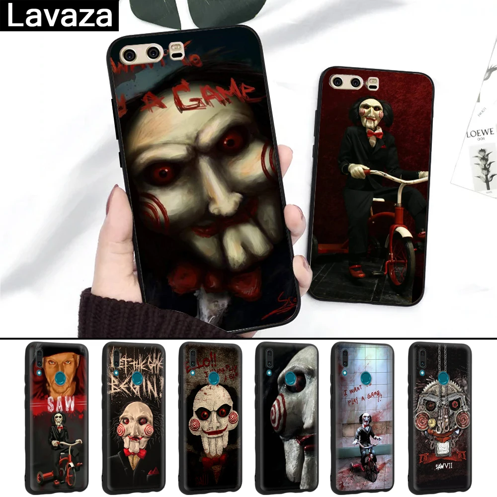 

Lavaza Saw Horror Moive Ghost Remarkable Silicone Case for Huawei P8 Lite 2015 2017 P9 2016 Mini P10 P20 Pro P Smart 2019