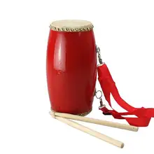 Китайский барабан с поясным ремнем Китайский народный танец взрослый барабан с поясным ремнем s Buffalo кожаные барабаны 15*32 см