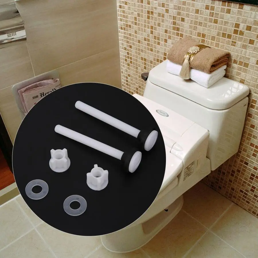 

3 Pair Two-piece Toilet Water Tank Screw Set Toilet Fixings Fitting Accessory Bathroom Repairing Tools High Quality