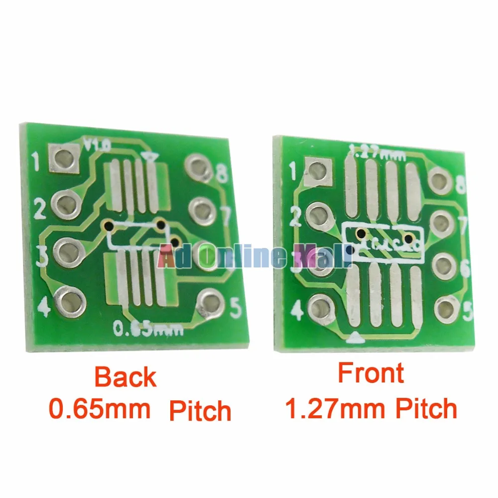 

5PCS SOP8 SSOP8 TSSOP8 to DIP8 Interposer Module PCB Board Adapter Plate