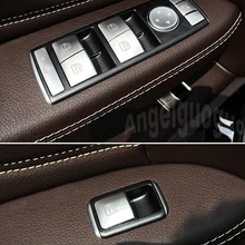 AngelguoguoCar оконное стекло кнопка подъема накладка наклейка для Mercedes Benz A/B/C(W204)/E(W212)/GLA/CLA/GLK/GLE-class