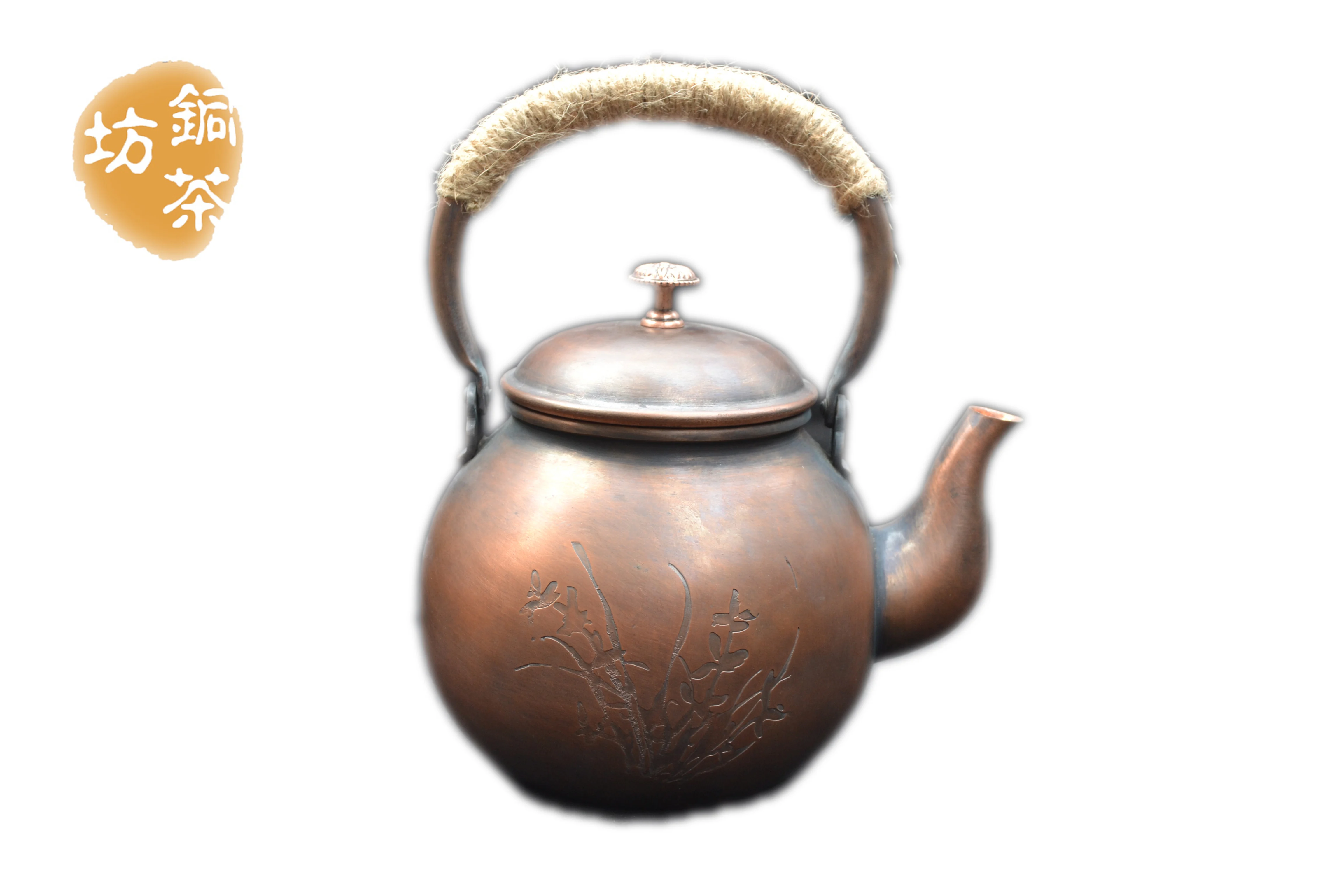 Copper Kettle Antique Plum Blossom Whistling Kettle 1L Blossom Japan