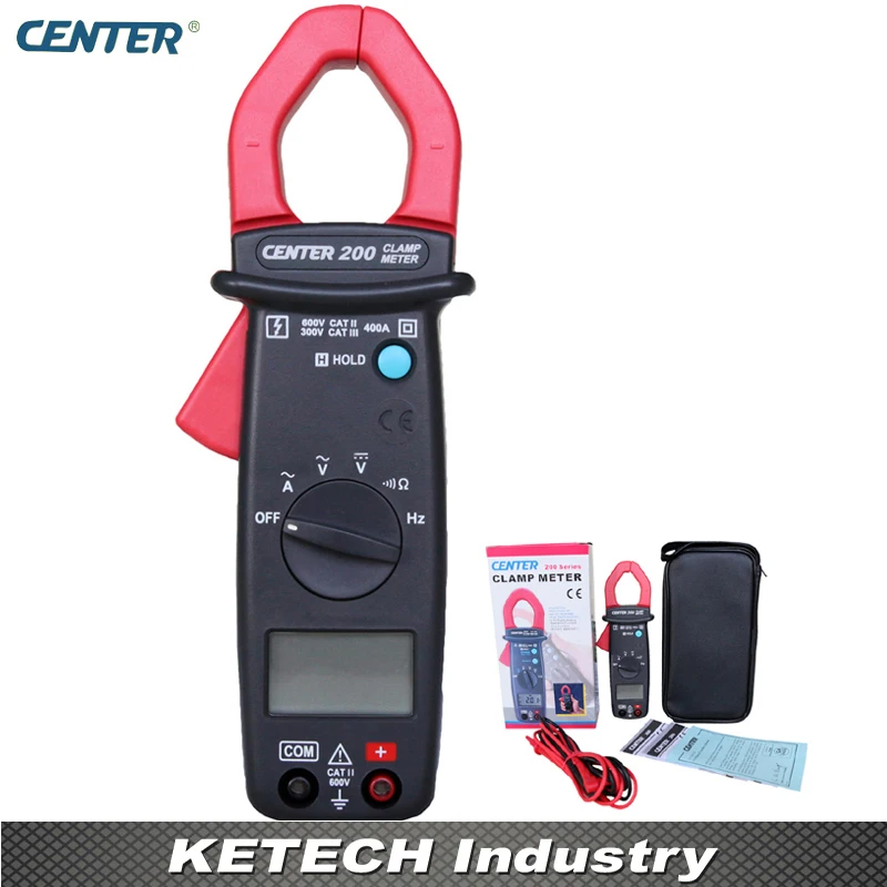 Mini Digital AC Clamp Meter Tester CENTER200 Mini Digital AC Clamp Meter Tester CENTER200