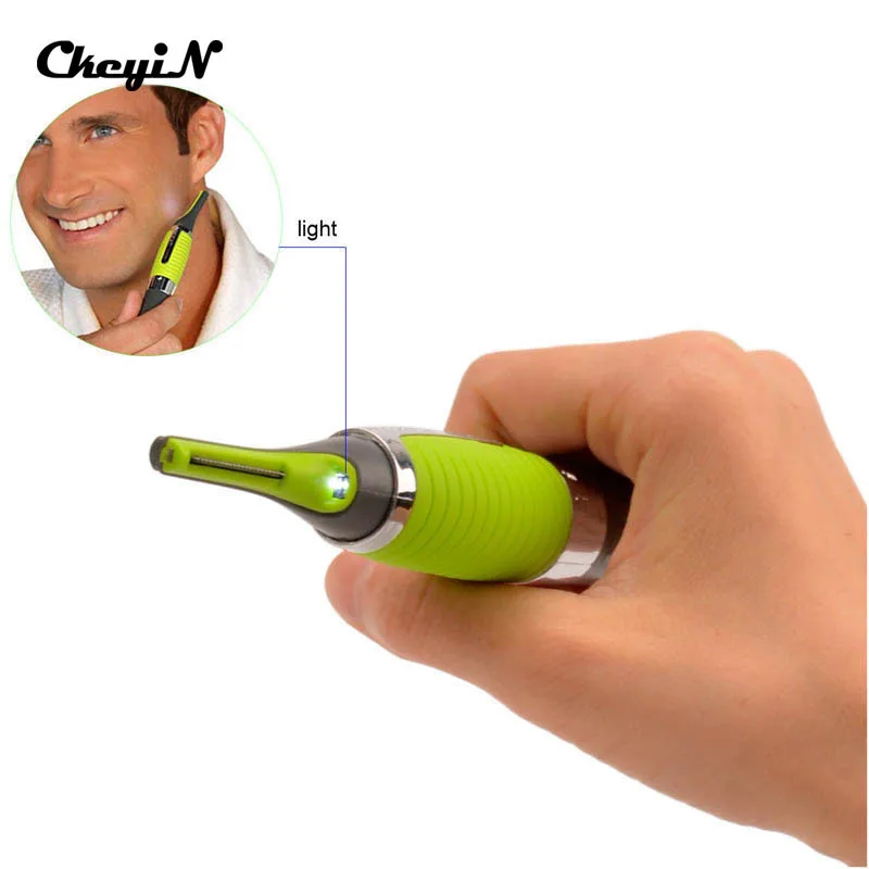 

Micro Precision Ear Eyebrow Nose Trimmer Multifunction Personal Electric Built In LED Light Face Care Hair Trimer RCS128 S23