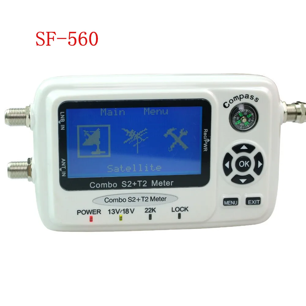 ᗚANEWKODI SF 560 Digital Satellite ⊹ Finder Finder Signal Meter Sat