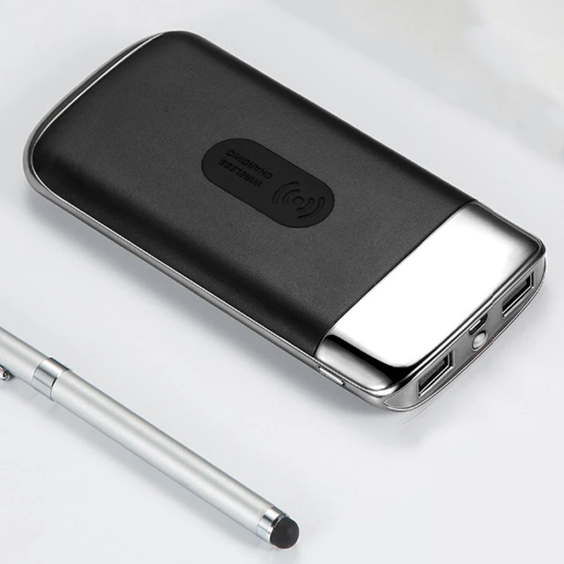 HOT SALE Double USB QI Wireless Charger Power Bank 10000mah Wireless Charger for IPhone 8 8plus X Millet External Battery HOT SALE Double USB QI Wireless Charger Power Bank 10000mah Wireless Charger for IPhone 8 8plus X Millet External Battery