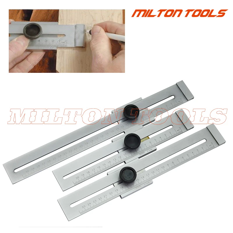 Jingyig Marking Ruler for Marking Woodworking Wire Gauge Stainless Steel Marking Gauge Woodworking Measurement Tools Jingyig Marking Ruler for Marking Woodworking Wire Gauge Stainless Steel Marking Gauge Woodworking Measurement Tools