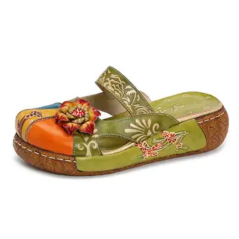 

2019 Outdoor Sandals Spring New Fashion Soft Bottom Women Shoes Leisure Mouth Leather Women Sport Sandals