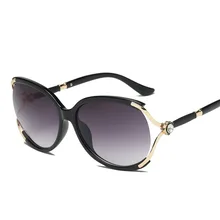 Новые солнцезащитные очки круглые винтажные женские модные УФ очки для вождения очки Hd Vision