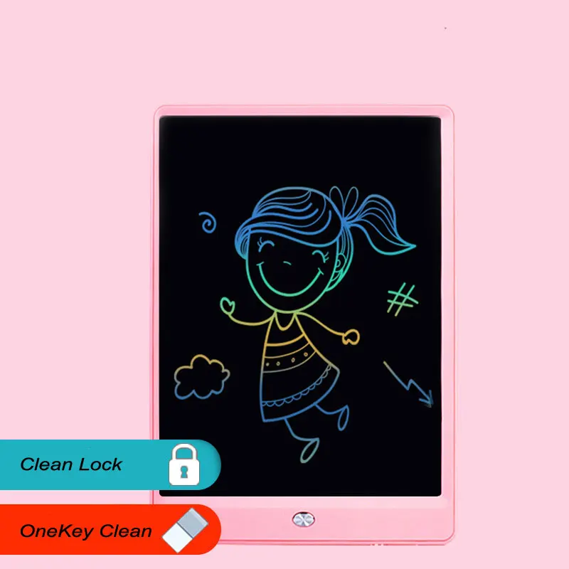 

Haibite HowShow 10 Inch COLORFUL Writing Tablet Drawing Tablet With Pan And Protection bag Green And Pink
