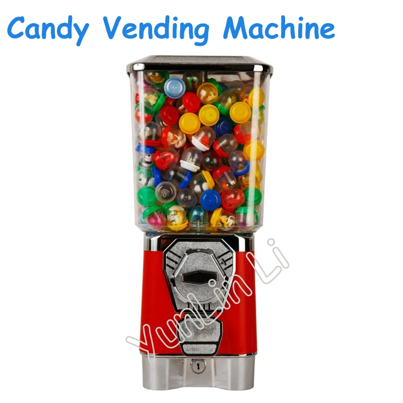 Candy Vending Machine Toy Capsule/ Bouncing Ball Vending Machine Gumball Machine Candy Dispenser with Coin Box GV18F Candy Vending Machine Toy Capsule/ Bouncing Ball Vending Machine Gumball Machine Candy Dispenser with Coin Box GV18F
