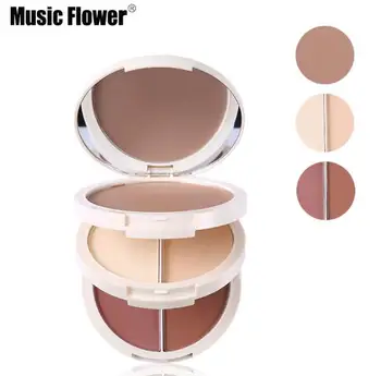 

makeup Music Flower Magic concealer repair cream blush cream 3 in 1 powder blusher