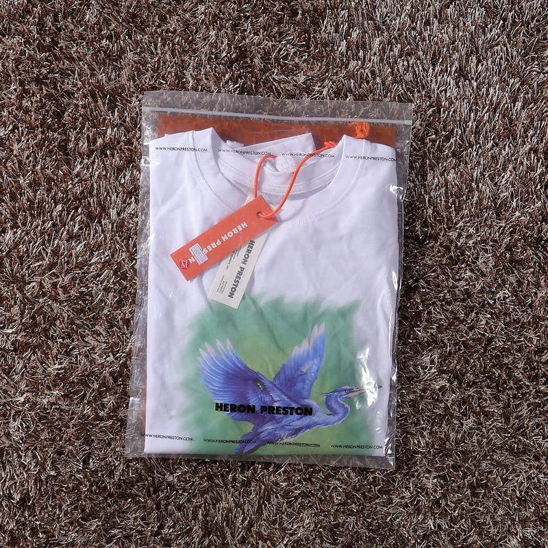 

Heron Preston T-shirt Mens High Quality Top Tees 2019 Crane Heron HD Digital Printed Tshirt Heron Preston T Shirt