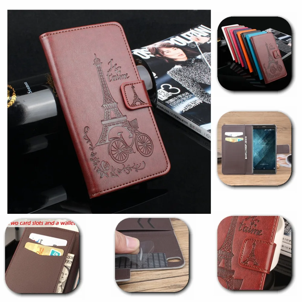 

Flip PU Leather Case For DOOGEE HOMTOM HT 10 Wallet Phone Bag Cover For Homtom HT10 Protective Cases With Card Holders