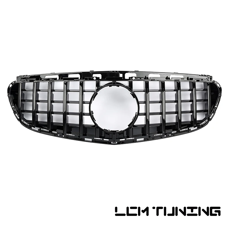

For Mercedes For Benz E-class W212 E300L E400L E200 E350 2014-2016 Avantgarde with Emblem GT Style Front Bumper Racing Grille