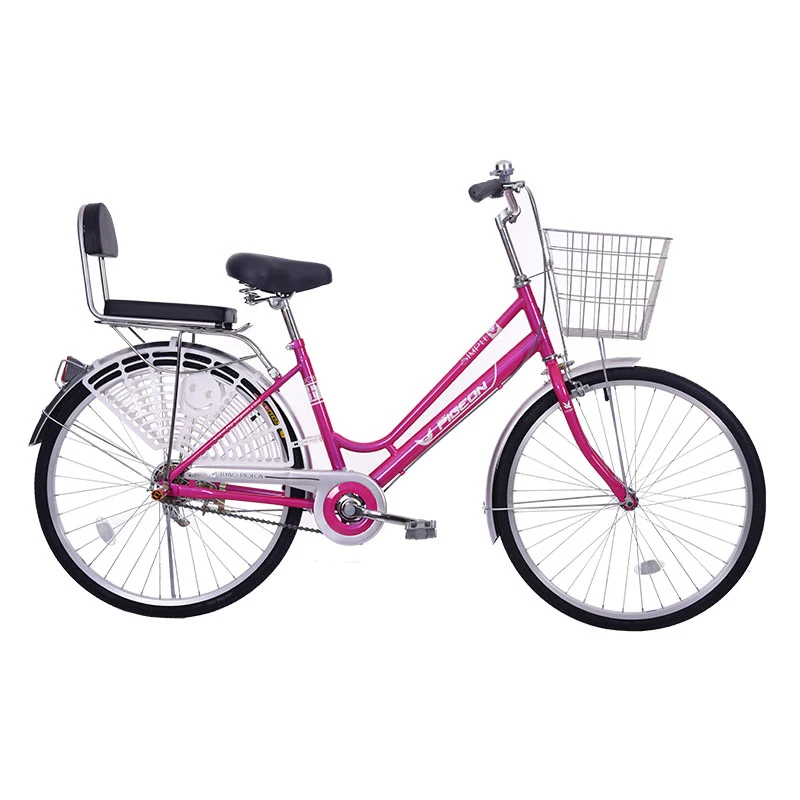 Top Bicycle Adult 24/26-Inch Portable Bicycle Adult Student City Lady Commuter Car 0