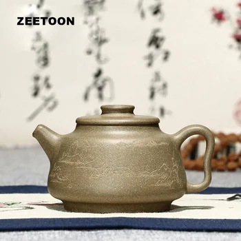 

250cc Authentic Yixing Teapot Master Handmade Spring Pot Chinese Health Purple Clay Tea Set Tea Pot Tea Maker Zisha Home Decor