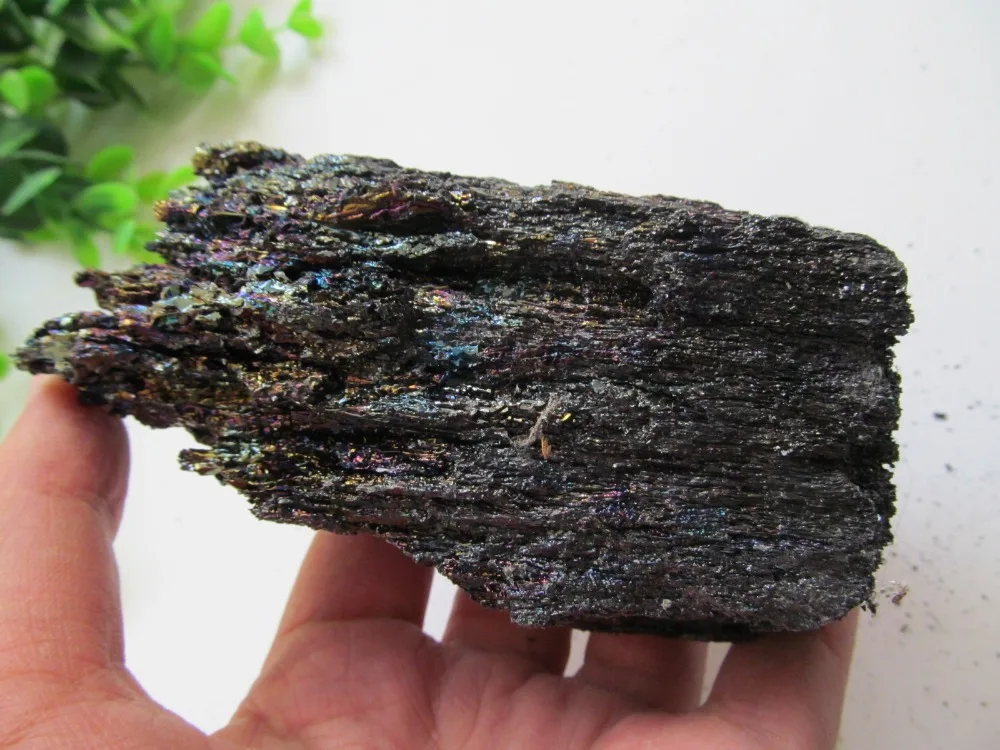 Natural Colorfu Silicon Carbide Colorful Gem Ore Decoration Rock