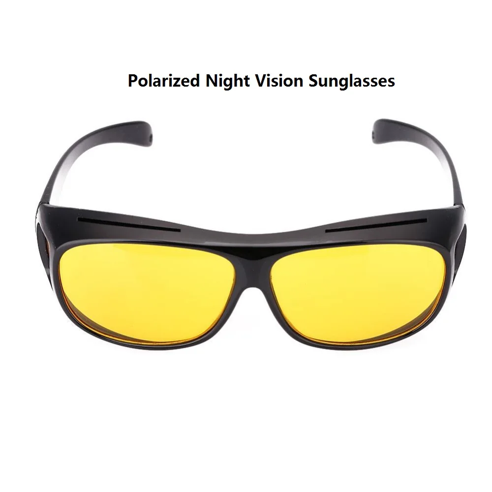 

Polarized Night Vision Sunglasses Driving Lens Driving Car Cycling Riding Sunglasses Polarized Night Driving UV Enhanced Light