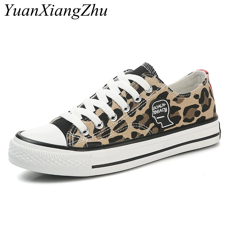 

2019 New Women Canvas Shoes Fashion Sneakers Breathable Lace-up Vulcanized Shoes Ladies Walking Casual Shoes High-top Flats