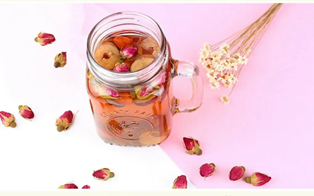 

50g Chinese Flower Red Rose Bud Tea,Aroma Dry flowers,Floral Herbal Blooming Tea