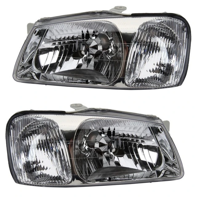 Headlights Pair for HYUNDAI ACCENT 2000 2001 2002 2003 2004 2005 2006